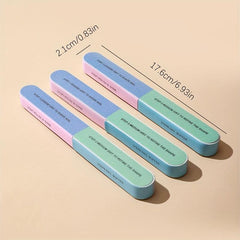 High Sided Nail File Set with Polished Sponge Sand Bars