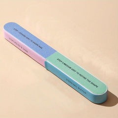 High Sided Nail File Set with Polished Sponge Sand Bars