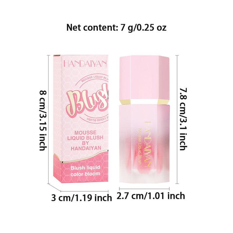 High Gloss Liquid Blush Waterproof Pearlescent Makeup
