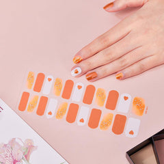 Glitter Sequins Nail Art Polish Stickers Wraps Decal Tips