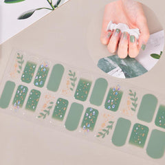 Glitter Sequins Nail Art Polish Stickers Wraps Decal Tips