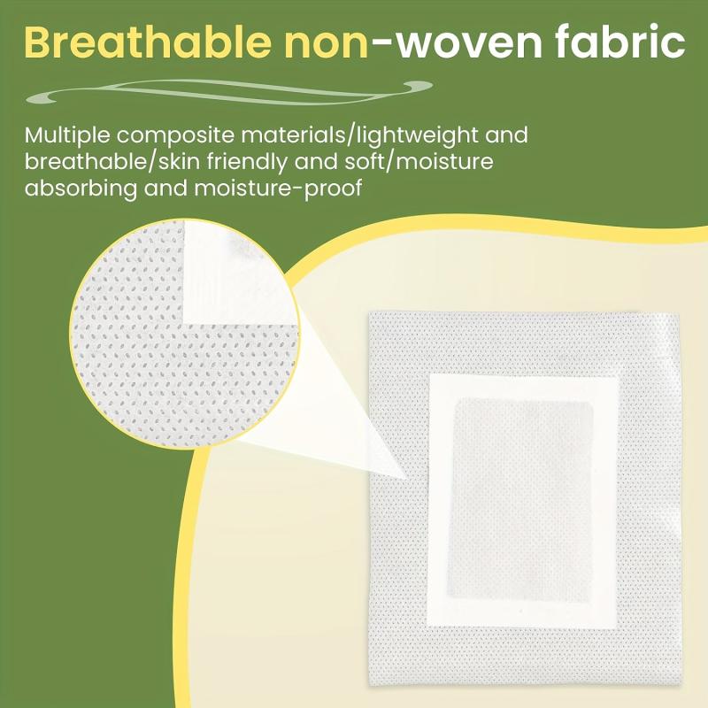 50 Natural Wormwood Foot Patches, Stress Relief & Better Sleep, Adhesive Sheets