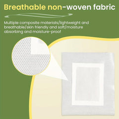 50 Natural Wormwood Foot Patches, Stress Relief & Better Sleep, Adhesive Sheets