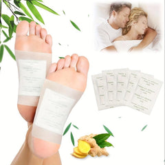 50 Natural Wormwood Foot Patches, Stress Relief & Better Sleep, Adhesive Sheets
