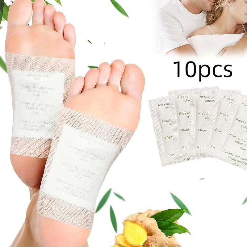 50 Natural Wormwood Foot Patches, Stress Relief & Better Sleep, Adhesive Sheets