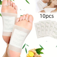 50 Natural Wormwood Foot Patches, Stress Relief & Better Sleep, Adhesive Sheets