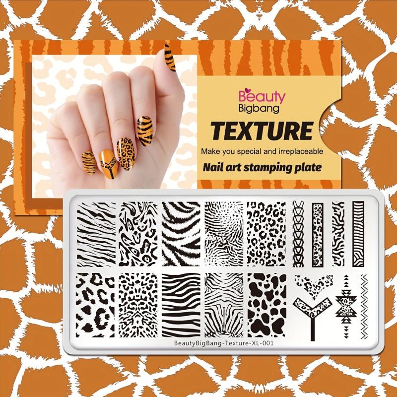Leopard Print Nail Stamping Plates for Stunning Nail Art