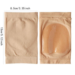 Moisturizing Gel Heel Socks Soften Dry Cracked Heels Toeless for Comfort