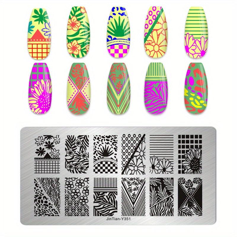 Stainless Steel Nail Stamping Plates for Unique Nail Art