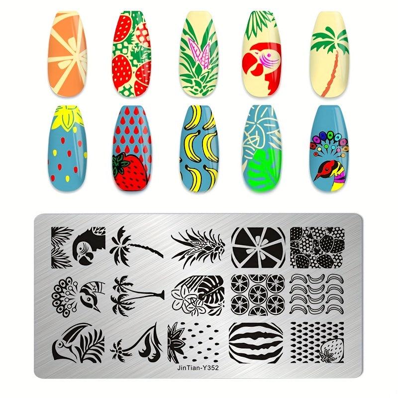 Stainless Steel Nail Stamping Plates for Unique Nail Art