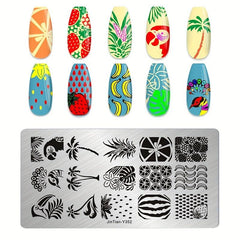 Stainless Steel Nail Stamping Plates for Unique Nail Art