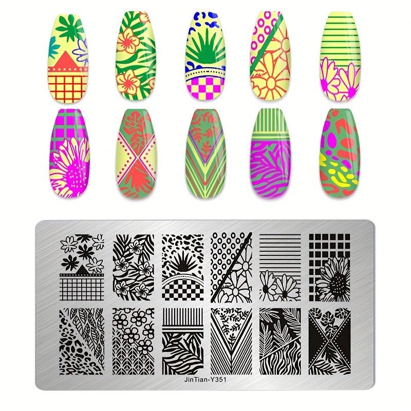 Stainless Steel Nail Stamping Plates for Unique Nail Art
