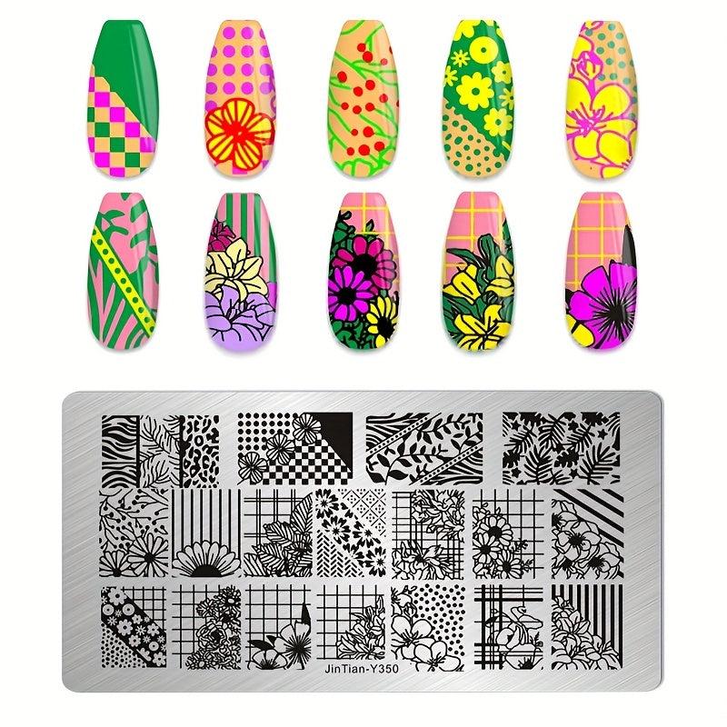 Stainless Steel Nail Stamping Plates for Unique Nail Art