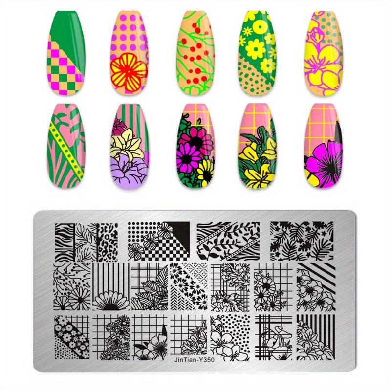 Stainless Steel Nail Stamping Plates for Unique Nail Art