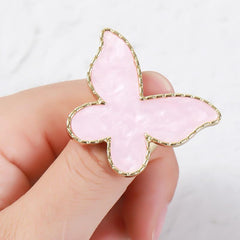 Adjustable Butterfly Nail Palette Finger Ring