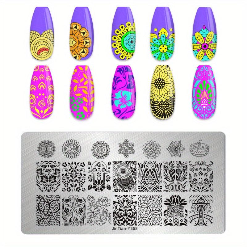 Stainless Steel Nail Stamping Plates - Unique Nail Art