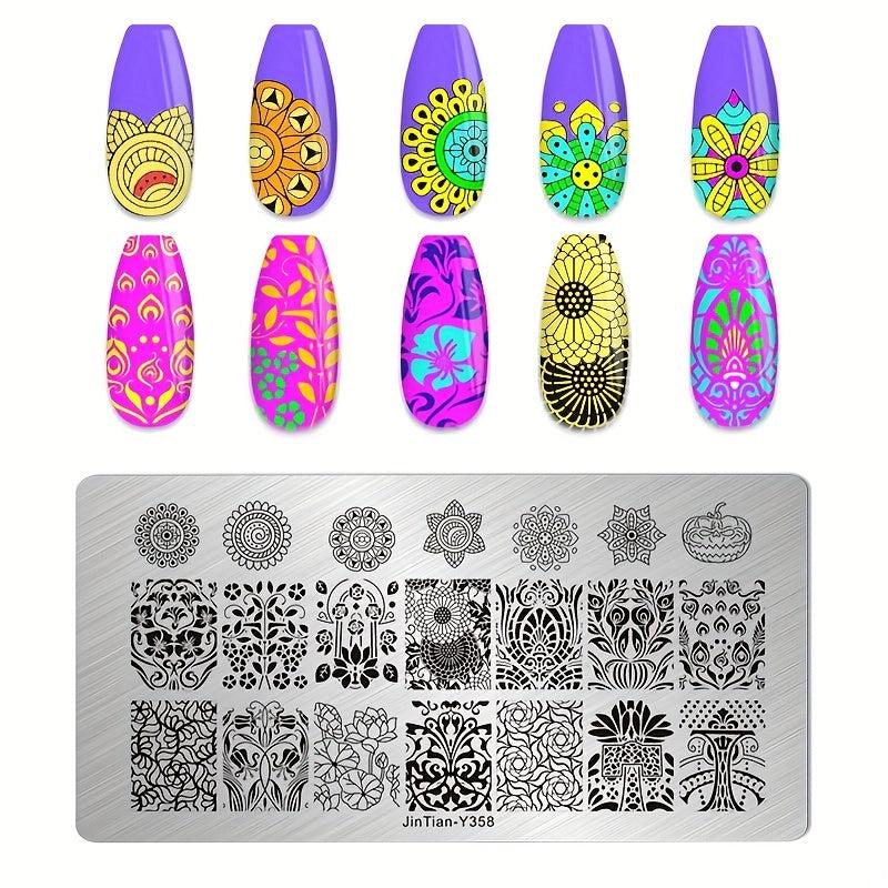 Stainless Steel Nail Stamping Plates - Unique Nail Art