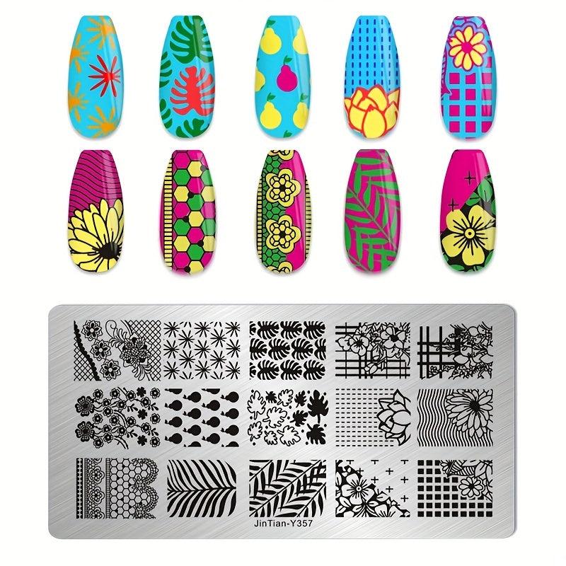 Stainless Steel Nail Stamping Plates - Unique Nail Art