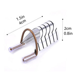 5 pcs Nail Extension Pallets Aluminum Reusable Sticker