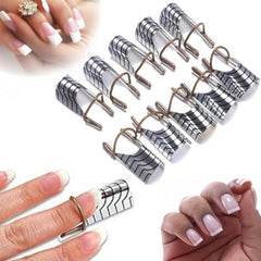 5 pcs Nail Extension Pallets Aluminum Reusable Sticker