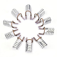 5 pcs Nail Extension Pallets Aluminum Reusable Sticker