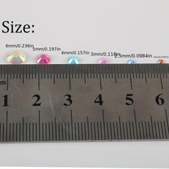 1000 Pcs Lemon Yellow Resin Rhinestones Nail Art Decoration