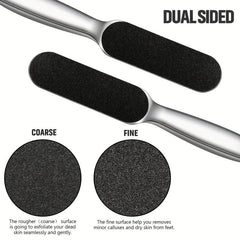 Stainless Steel Pedicure Foot File Callus Remover Scrubber