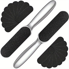 Stainless Steel Pedicure Foot File Callus Remover Scrubber