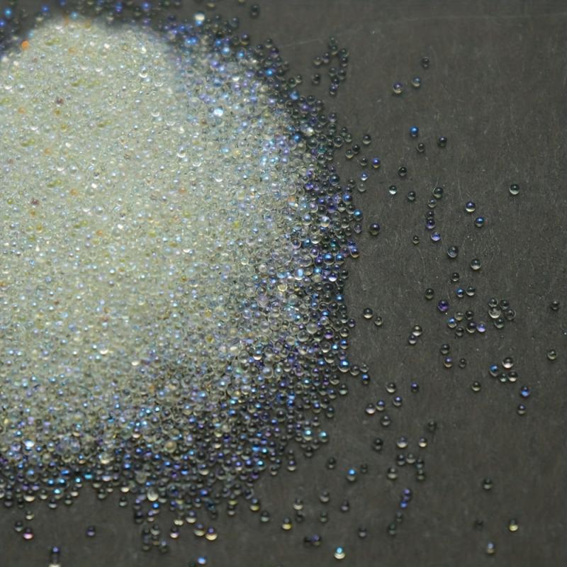 Glass Caviar Beads 0.6-0.8mm Round for Nail Art and Rhinestones