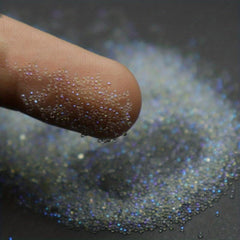 Glass Caviar Beads 0.6-0.8mm Round for Nail Art and Rhinestones