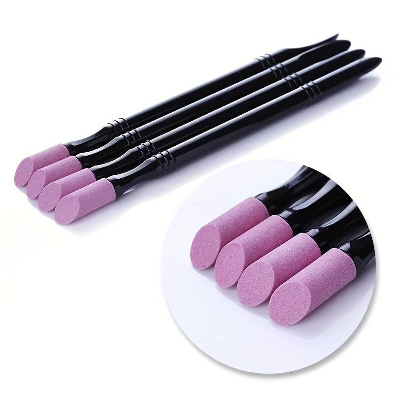 Nail Stick Pen Washable Durable Nail File Cuticle Pusher Tool