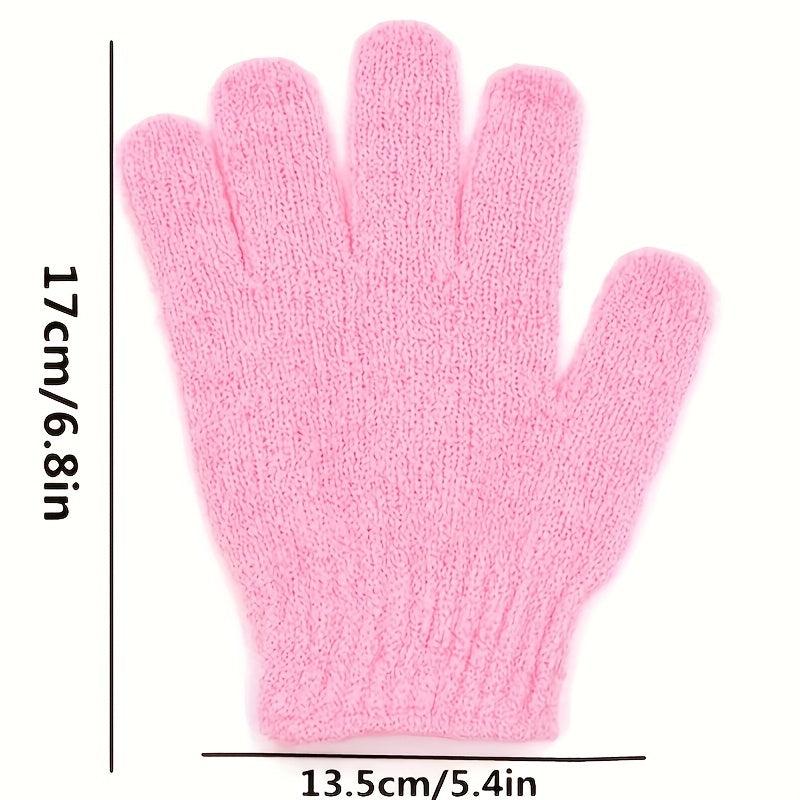 3pcs Exfoliating Nylon Bath Towels & Gloves Bathing Tools for Women
