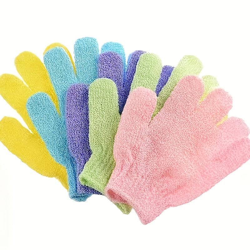 3pcs Exfoliating Nylon Bath Towels & Gloves Bathing Tools for Women