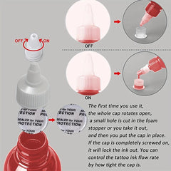 1pc 250ml Red Tattoo Ink Professional Tattoo Pigment Long Lasting