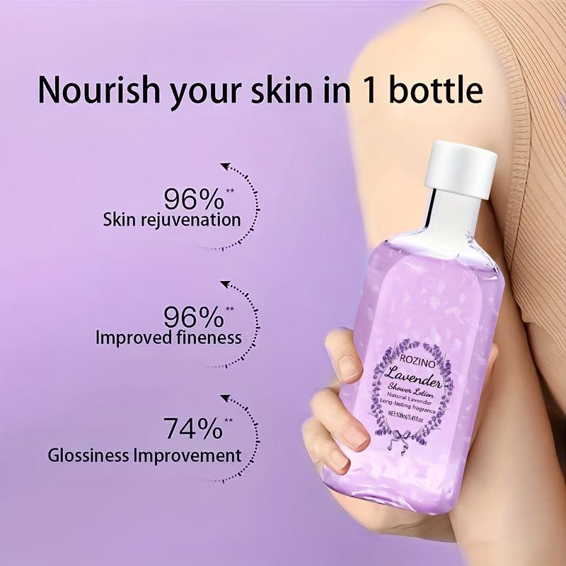 Natural Lavender Shower Gel 100ml - Moisturizing and Cleansing Formula