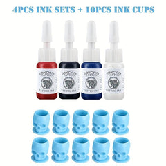 6pcs Tattoo Ink Set Professional Long Lasting Tattoo Painting Supplies