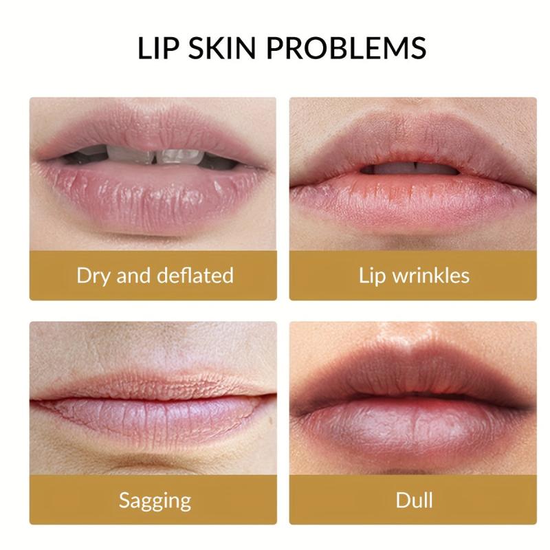 Lip Plumper Set Night Double Effect Lip Care 5ml Box Clear Lip Gloss
