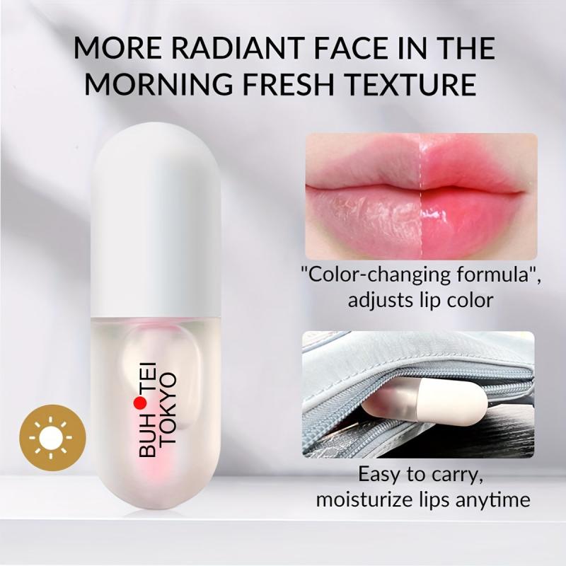 Lip Plumper Set Night Double Effect Lip Care 5ml Box Clear Lip Gloss