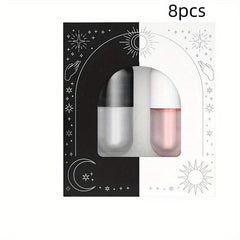 Lip Plumper Set Night Double Effect Lip Care 5ml Box Clear Lip Gloss