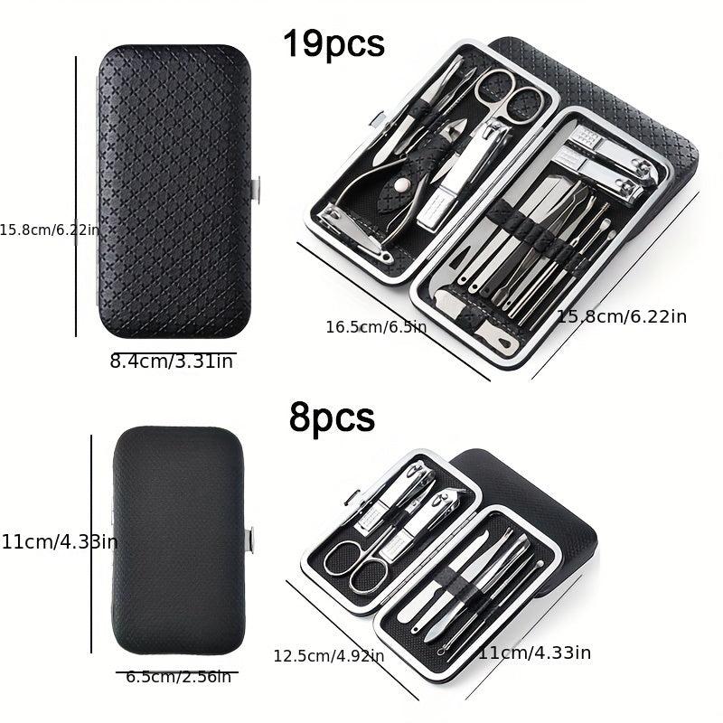 Professional Manicure & Pedicure Set Nail Clipper Cutter Files for Home & Travel
