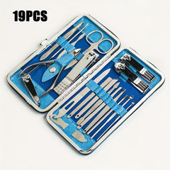 Professional Manicure & Pedicure Set Nail Clipper Cutter Files for Home & Travel