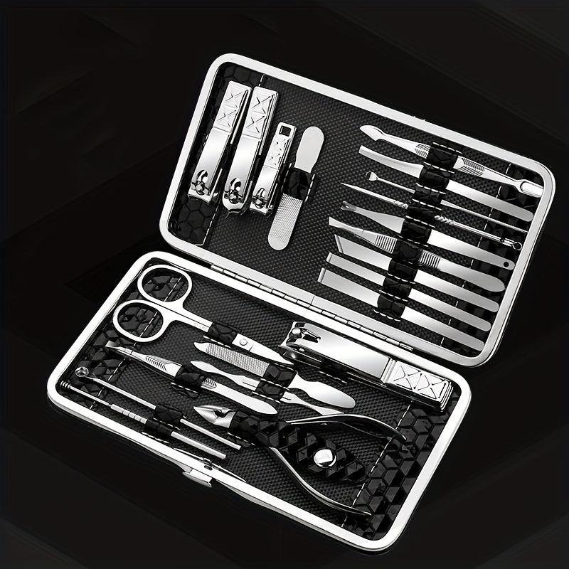 Professional Manicure & Pedicure Set Nail Clipper Cutter Files for Home & Travel