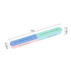 7 Sided Nail File Kit for Men - Sanding, Polishing, and Printing Fingernails