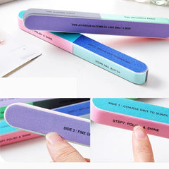 7 Sided Nail File Kit for Men - Sanding, Polishing, and Printing Fingernails