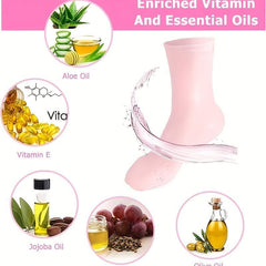 Moisturizing Silicone Gel Heel Socks Anti Slip Spa Aloe Socks