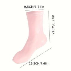 Moisturizing Silicone Gel Heel Socks Anti Slip Spa Aloe Socks