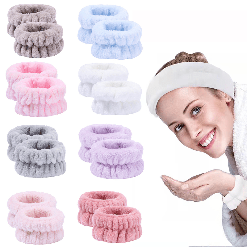Face Wash Hand Wristband Wash Hair Band Set Not Shedding Ladies Beauty Sleeve