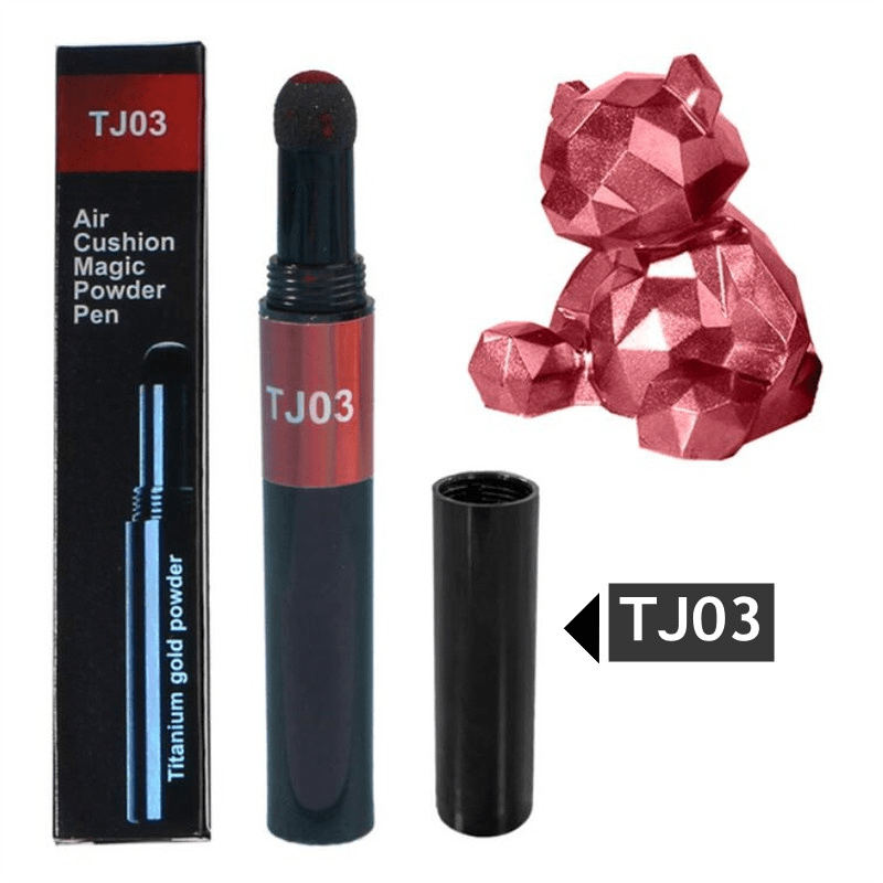 Magic Air Cushion Powder Pen Holographic Titanium Powder Chameleon Pigment