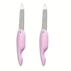 Stainless Steel Folding Nail File Double Sided Professional Tool
