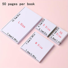 50Pcs Disposable Paper Waterproof Polish Tray Palette For Mixing Gel Painting